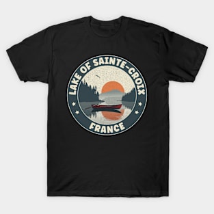 Lake Of Sainte-Croix France Sunset T-Shirt